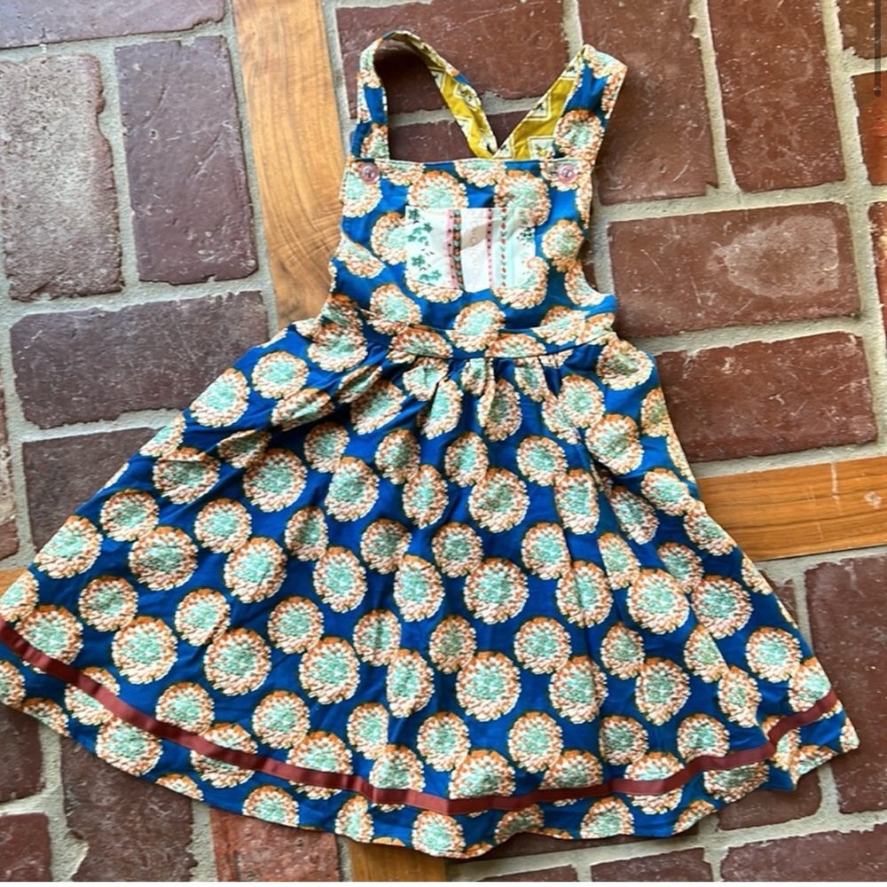 Wildflowers Pinafore Corduroy  Dress Girls size 8